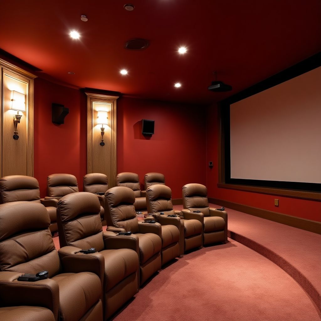 Modernes Heimkino mit Trockenbaulösungen